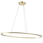 Lustre classique led cct redo group leo 01 3341, dimmable, bronze, aluminium