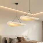 Lustre japonais wabi - sabi joyinled, abat - jour en soie, suspension de 40 cm, id�al pour �lot de cuisine, ...