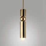 Lustre led e27 en acrylique dor�, design nordique moderne, luminaire d�coratif d'int�rieur, id�al pour ...