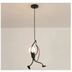 Lustre moderne, design cr�atif de dessin anim� iron man, adapt� pour salle � manger, chambre � coucher, ...