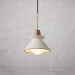 Lustre moderne e27 mini suspension en b�ton style industriel, lustre en ciment, d�coration nordique pour ...