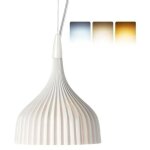 Lustre moderne kartell, plafonnier r�tro, �clairage d�coratif led, g9, lampe tricolore, convient aux ...