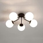 Lustre moderne � led, ampoule e27, lumi�re blanche, �clairage d�coratif, id�al pour la salle � manger ...