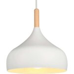 Lustre suspension r�tro 24cm suspension luminaire moderne style scandinave forme de goutte plafonnier ...