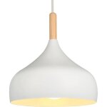 Lustre suspension r�tro 24cm suspension luminaire moderne style scandinave forme de goutte plafonnier ...