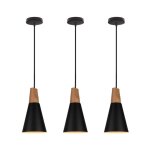 Wottes - lustre suspension vintage luminaire plafonnier ajustable lampe suspension interieur pour chambre ...