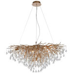 Lustre unique icicle laiton antique - 2192 - 11