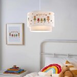 Suspension lurgan pour enfant motif d'animaux avec des vêtements blanc lux. pro Suspension lurgan pour enfant motif d'animaux avec des vêtements blanc lux. pro
