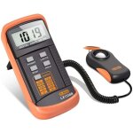 Luxmtre numrique, handheld split type 0 - 200, 000 lux mesureur de temprature ambiante avec capteur ...