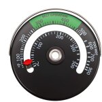 Thermomtre de pole magntique, thermomtre haute prcision pour ventilateur de chemine / tuyau de ...