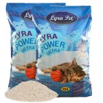 Lyra pet - 2 x 15 litres � lyra power� ultra excellente liti�re pour chats bentonite