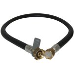 Lyre gaz souple haute pression pour camping - car favex long. (cm) - 70e