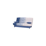 M&s - banquette - lit clic - clac 130 cm matelas 13 cm  motif bleu
