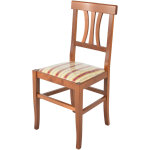 Tommychairs - chaise artemisia pour cuisine, bar et salle  manger, robuste structure en bois de htre ...