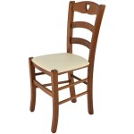 Tommychairs - chaise cuore pour cuisine, bar et salle � manger, robuste structure en bois de h�tre peindr� ...