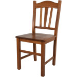 Tommychairs - chaise silvana pour cuisine, bar et salle  manger, robuste structure en bois de htre ...