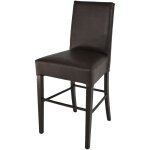 Tommychairs - tabouret bas luisa pour cuisine, bar et salle  manger, robuste structure en bois de htre ...