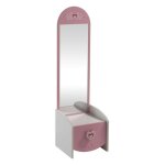M&s - commode enfant coiffeuse anastasia blanche et rose M&s - commode enfant coiffeuse anastasia blanche et rose