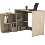 M&s - nagano bureau dangle contemporain decor chene shannon - l 112 cm