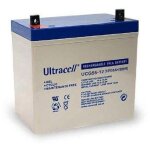 M - e - batterie gel - ultracell ucg55 - 12 - 12v 55ah