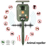 M - e - r�pulsif � ultrasons solaire anti - nuisible pour chiens et chats, tueur d'insectes, de cafards, ...