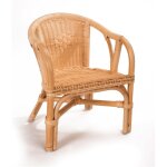 M&s - fauteuil crapaud enfant en rotin naturel - stark M&s - fauteuil crapaud enfant en rotin naturel - stark
