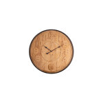 M&s - horloge ronde 80 cm en bois et m�tal