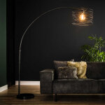 M&s - lampadaire avec abat - jour spirale 45x192 cm en m�tal - spira