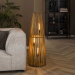 M&s - lampadaire forme cône 40x40x123 cm en manguier naturel - amp M&s - lampadaire forme cône 40x40x123 cm en manguier naturel - amp