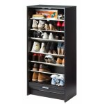 M&s - meuble  chaussures 120 cm noir et dcor taxis - adeline