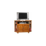 M&s - meuble tv d'angle 2 portes 114x77x77 cm en chne - quimper
