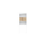 M&s - meuble wc ou machine  laver blanc et naturel - bath