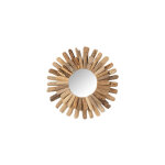M&s - miroir rond 55 cm en bois flott naturel