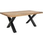 M&s - table basse 120 cm en chêne huilé fumé naturel et acier M&s - table basse 120 cm en chêne huilé fumé naturel et acier