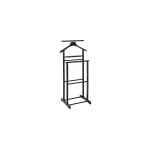 M&s - valet de nuit 47x36x102 cm en bois massif marron