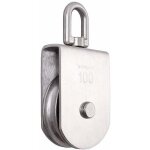 M100 levage rouleau � poulie unique chargement 1000 kg, bloc de poulie de corde de levage pivotant � ...