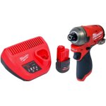 M12 fqid - 251 cl  choc sans fil 12 v 50 nm 1 / 4' brushless + 1x batterie 2, 5 ah + chargeur - milwaukee ...