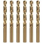 M35 foret cobalt metal 6mm, 6pcs hss forets carbure meche metal h�lico�dal professional pour inox alliage ...