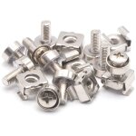 [jamais utilis�] m5x20 �crous � cage et vis en acier carbone plaqu� nickel �crou (50 pi�ces)