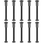 M6 x 60 mm vis � t�te hexagonale, 10 ensembles vis de fixation pour boulons, �crous � t�te creuse, pour ...