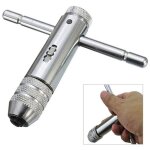 M3 m8 jeu de cl�s � tarauds � rochet avec poign�e en t r�glables pour jeu de tarauds et fili�res