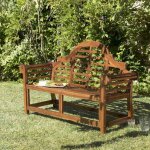Maeva - banc de jardin sumatra en bois teck huil�