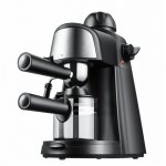 Machine � caf� italienne domestique, petite machine � caf� semi - automatique � vapeur, mousse de lait, ...