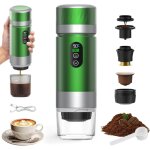 Machine � cafe portable, 3 en 1 cafeti�re � expresso chauffage �lectrique, 12v expresso cafeti�re rechargeable ...