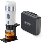 Machine  caf portable 3 - en - 1 pour voiture et maison ? compatible capsules dg / nes et caf moulu ...
