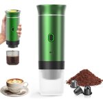 Machine � cafe portable, 3 en1 cafeti�re � expresso chauffage �lectrique, 12v expresso cafeti�re rechargeable, ...
