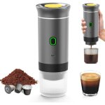 Machine � cafe portable, cafeti�re � expresso chauffage �lectrique de voyage, pour 12v voiture et le ...