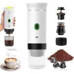 Machine  caf portable de voyage, chauffage rapide 3 en 1 cafetiere portable 12v, auto - chauffage de ...