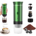 Machine � caf� portable de voyage, chauffage rapide 3 en 1 cafetiere portable 12v, auto - chauffage de ...