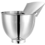 Convient pour la machine de chef kitchenaid, tr�sor de cuisine, auge verseuse en acier inoxydable, accessoires ...